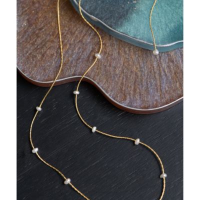 　【THE PAUSE】パールドットネックレス