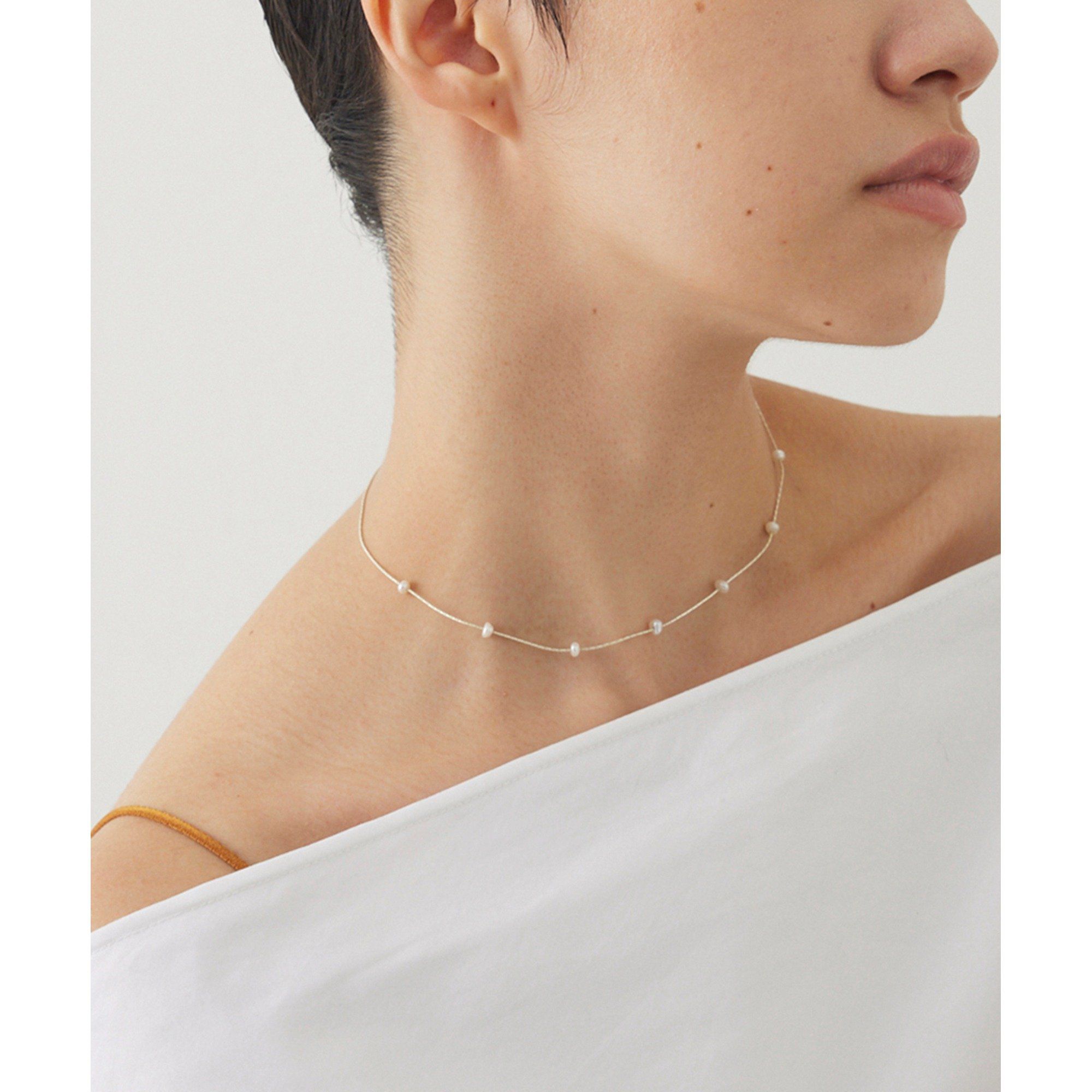 Whim Gazette(ウィム ガゼット)/【THE PAUSE】パールドットネックレス