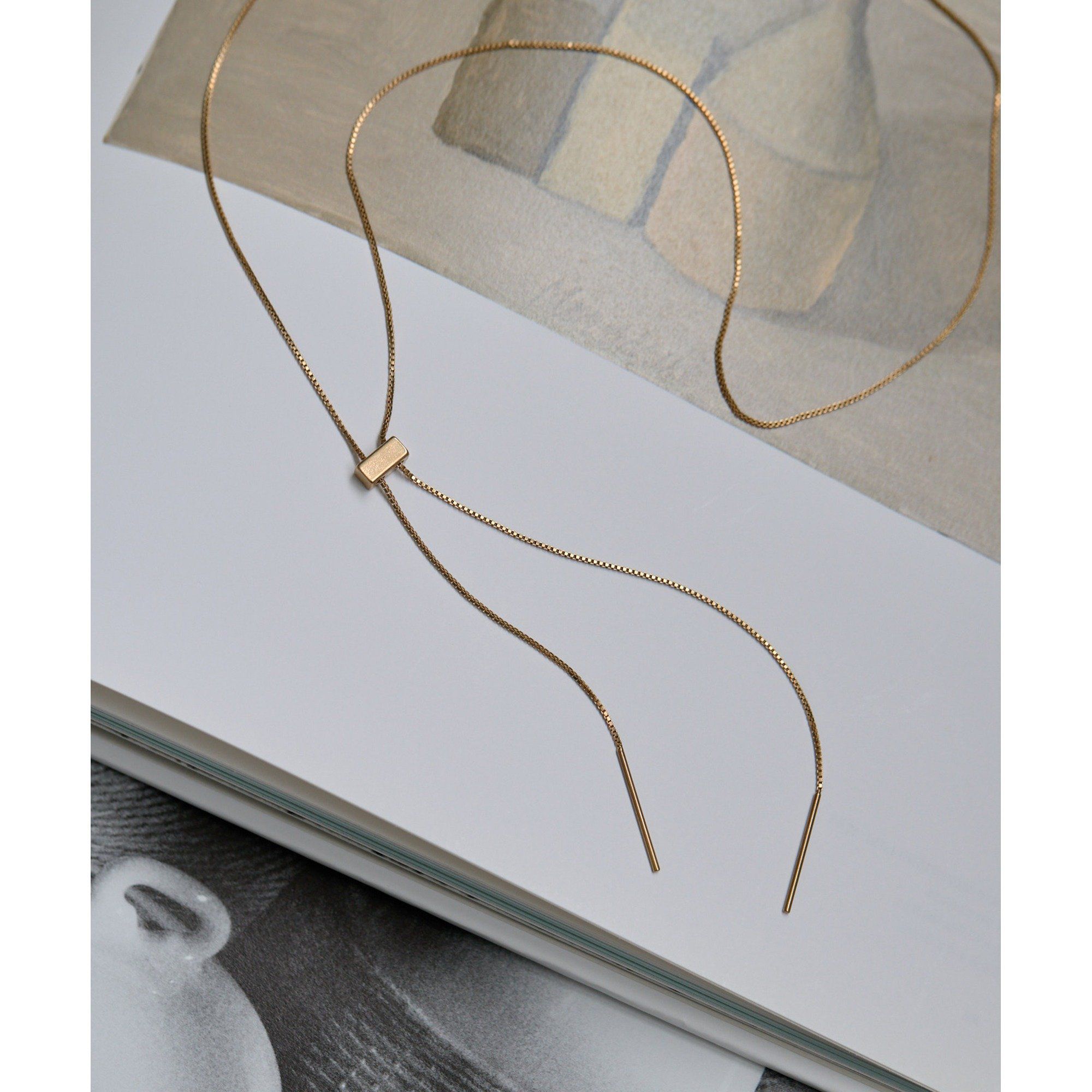 Whim Gazette(ウィム ガゼット)/【THE PAUSE】スライダータイネックレス