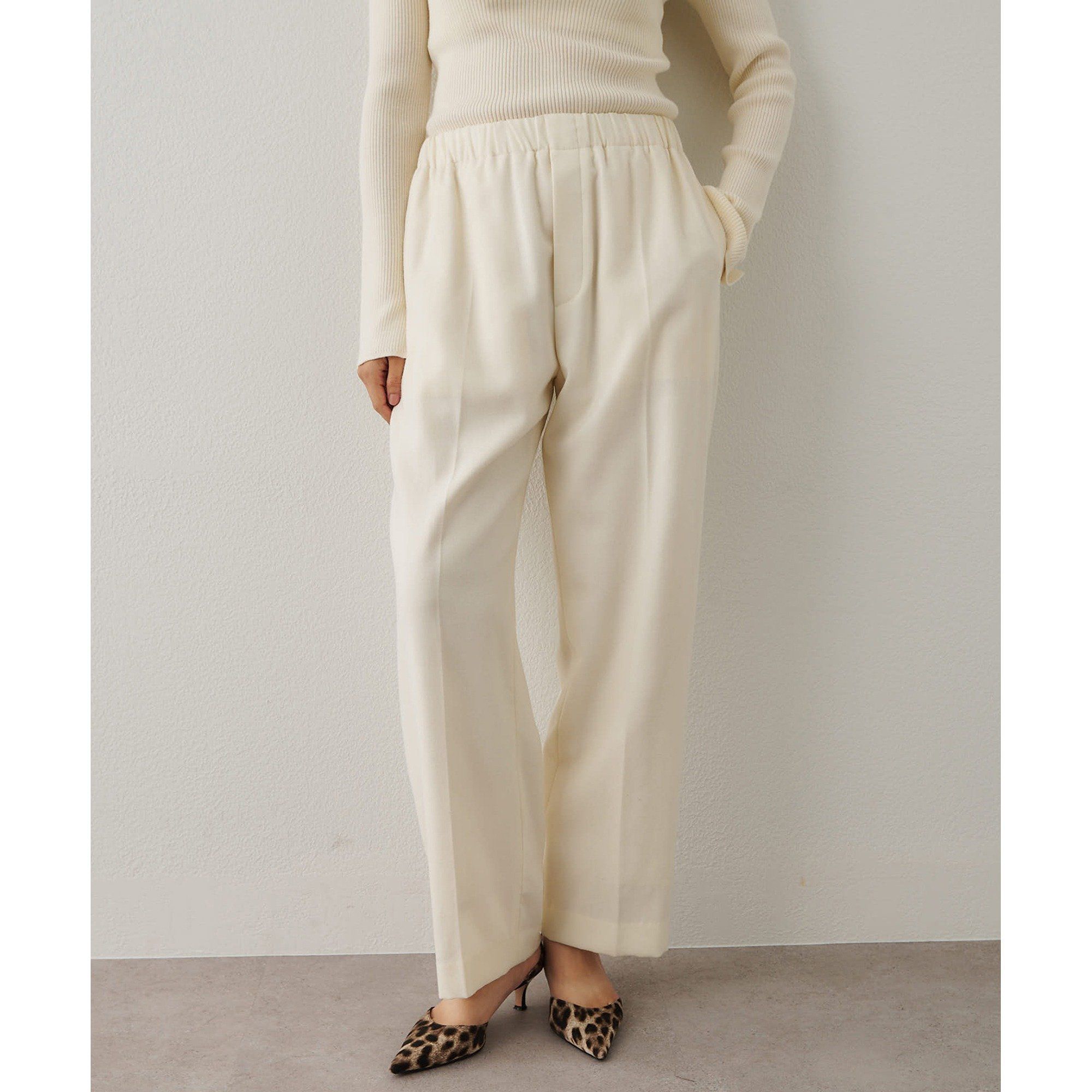 Whim Gazette(ウィム ガゼット)/サキソニーウールパンツ