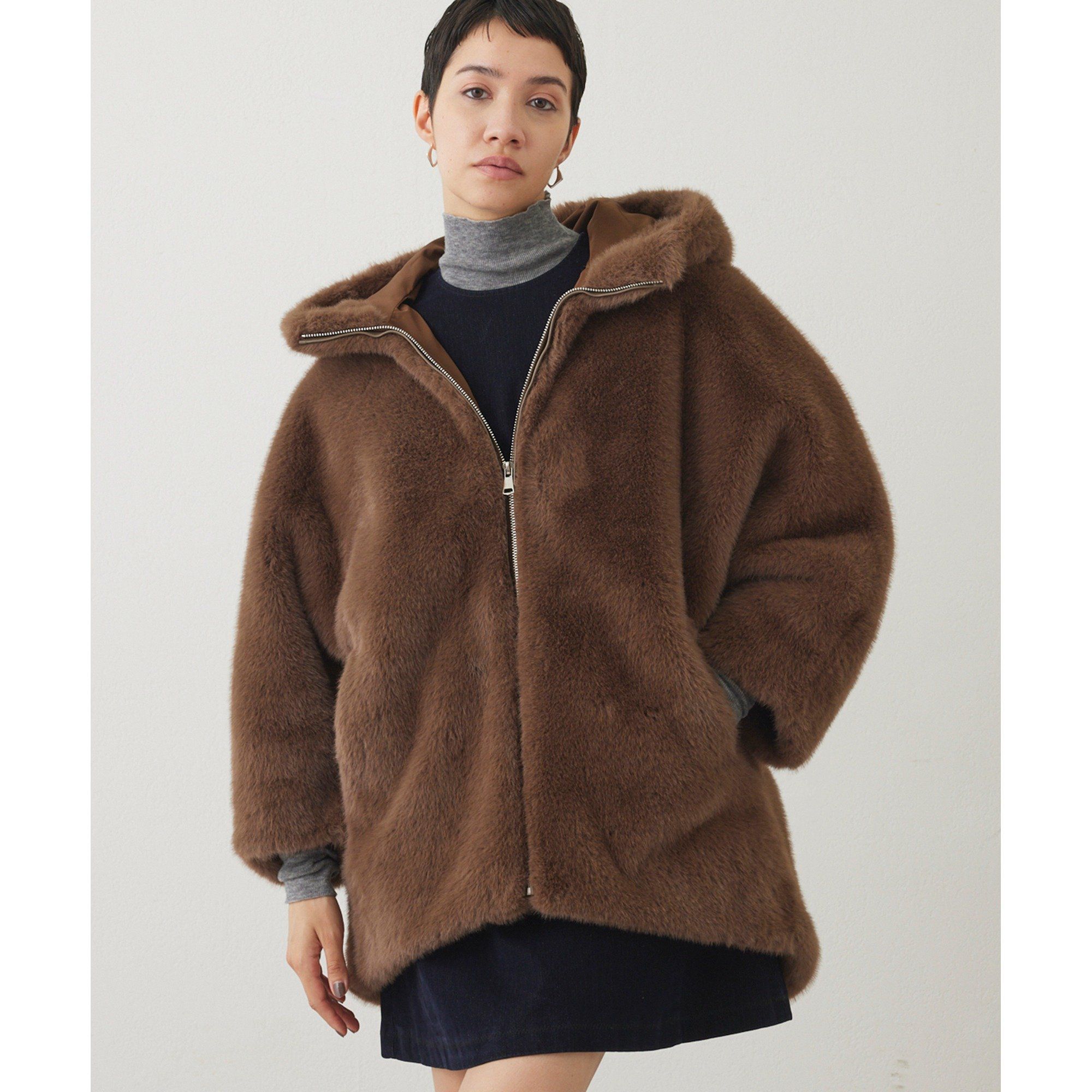 Whim Gazette(ウィム ガゼット)/【THE PAUSE】フェイクファードルマンコート