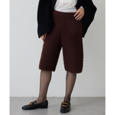 集英社HAPPY PLUS STOREWhim Gazette（ウィム ガゼット）/【THE PAUSE】ニットハーフパンツ