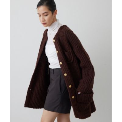 集英社HAPPY PLUS STOREWhim Gazette（ウィム ガゼット）/【THE PAUSE】ニットボタンジャケット