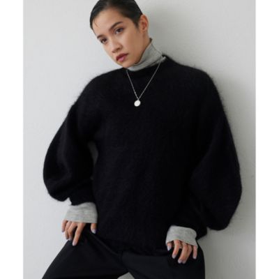 Whim Gazette(ウィム ガゼット)の【THE PAUSE】バレルスリーブニット