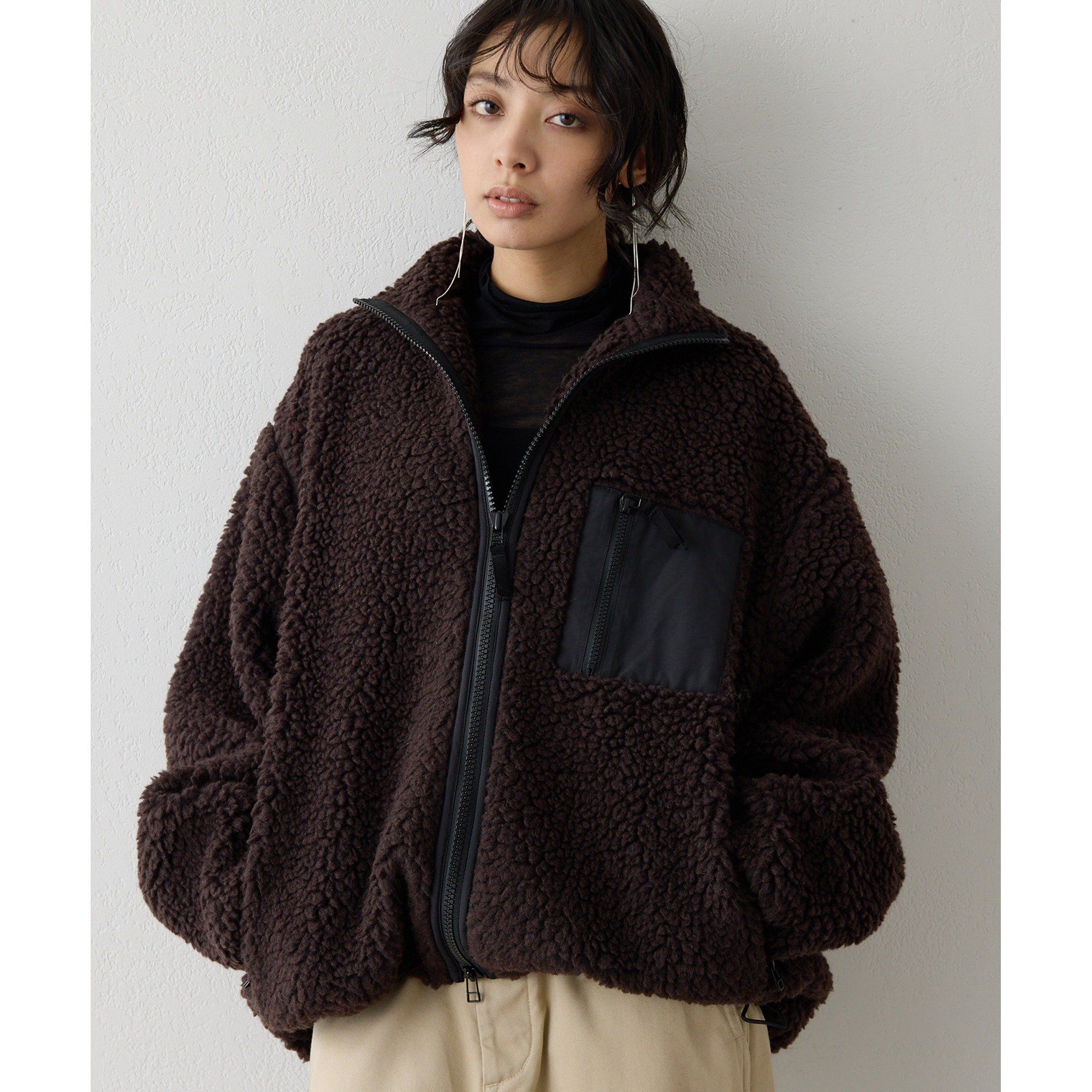 Whim Gazette(ウィム ガゼット)/ボアブルゾン