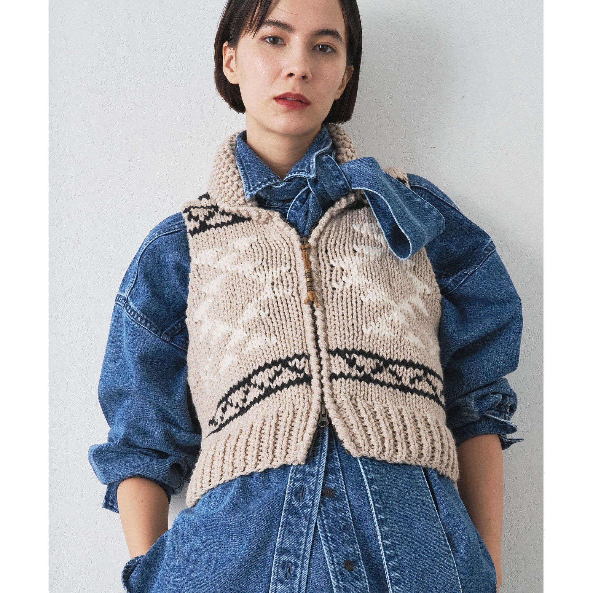 Whim Gazette(ウィム ガゼット)/【BSBEE】カウチンZIP ベスト