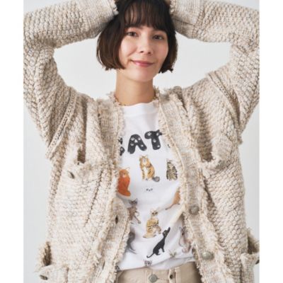 Whim Gazette(ウィム ガゼット)のミックスヤーンニットツイード