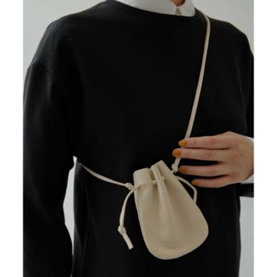 集英社HAPPY PLUS STOREWhim Gazette（ウィム ガゼット）/【Christian AKS】Lamb leather ポーチ