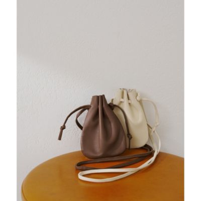 　【Christian AKS】Lamb leather ポーチ