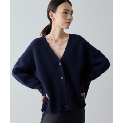 集英社HAPPY PLUS STOREWhim Gazette（ウィム ガゼット）/【Drawing Numbers】接結ルーズVネックカーディガン