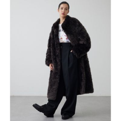 Whim Gazette(ウィム ガゼット)の【THE PAUSE】フェイクファーロング