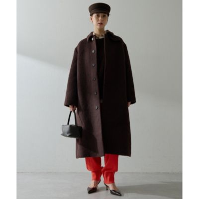 Whim Gazette(ウィム ガゼット)のアルパカシャギーコート通販 | 集英社