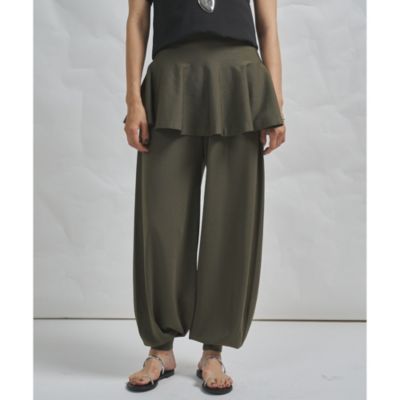 Whim Gazette(ウィム ガゼット)の【GEMINI】レイヤードニットパンツ