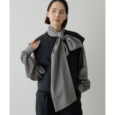 Whim Gazette(ウィム ガゼット)の【THE PAUSE】ツイードショートジレ