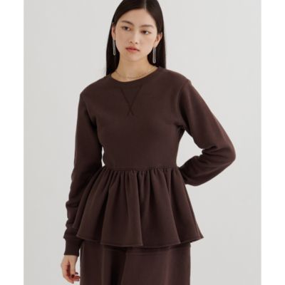 Whim Gazette(ウィム ガゼット)の裏毛フリルプルオーバー通販 | 集英社