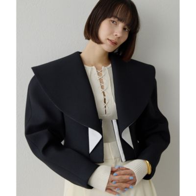 Whim Gazette(ウィム ガゼット)のBIGショールカラージャケット通販