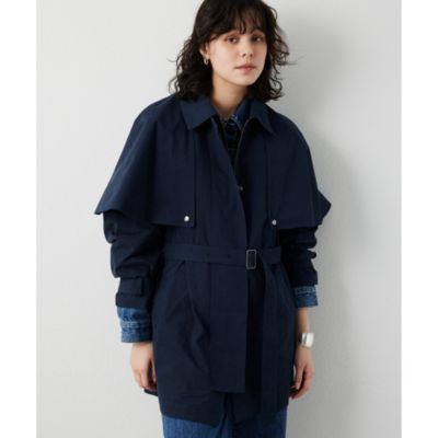 Whim Gazette(ウィム ガゼット)の【THE PAUSE】ケープコート通販