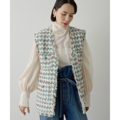 Whim Gazette(ウィム ガゼット)のLINTONフリンジジレ通販 | 集英社