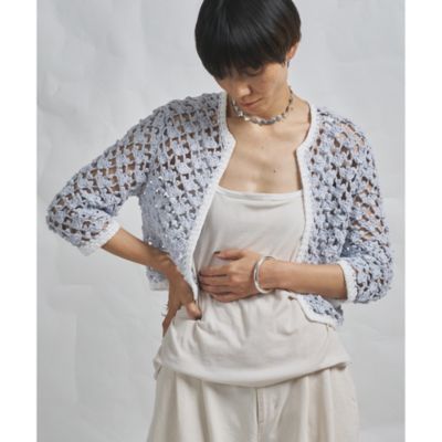 Whim Gazette(ウィム ガゼット)の【GEMINI】ハンドニットカーディガン