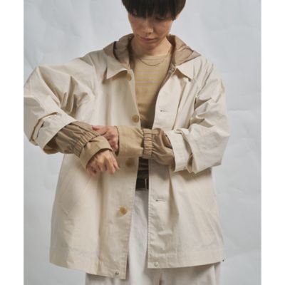 Whim Gazette(ウィム ガゼット)の【GEMINI】フードリバーシブルコート