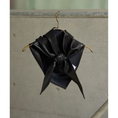 Whim Gazette(ウィム ガゼット)の【THE PAUSE】フェイクレザースカーフ