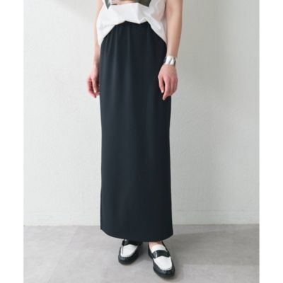 Whim Gazette(ウィム ガゼット)のカットジョーゼットスリットスカート