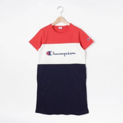 Hushush Kids ハッシュアッシュ キッズ の Champion 150 160cm カラーブロックワンピース通販 集英社 ジャンプキャラクターズストア Flag Shop店