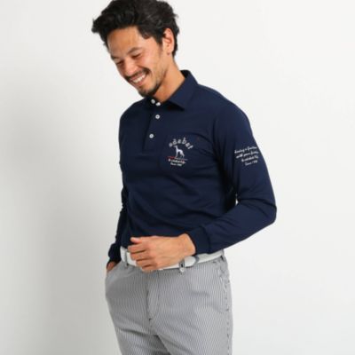 Adabat Men アダバット メンズ の胸ポケット付き長袖ポロシャツ通販 集英社happy Plus Store