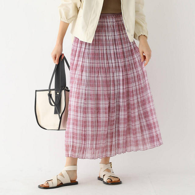 Dressterior Ladies ドレステリア レディース のシアーチェックワッシャープリーツスカート通販 Mirabella ミラベラ デザイナーズブランド正規通販 Dressterior Ladies ドレステリア レディース のシアーチェックワッシャープリーツスカート通販 Mirabella ミラベラ デザイナーズブランド正規通販