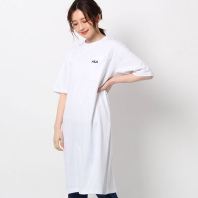 The Shop Tk Women ザ ショップ ティーケー レディース のfila フィラ Tシャツワンピース通販 集英社happy Plus Store