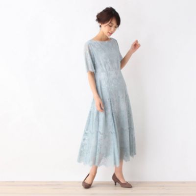 Opaque Clip オペーク ドット クリップ の総レースフレアワンピース Web限定サイズ 通販 集英社happy Plus Store