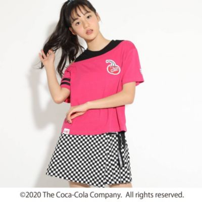 Pink Latte ピンクラテ の Coca Cola Cherry Coke コカ コーラ チェリーコーク ワンショルｔシャツ通販 集英社happy Plus Store