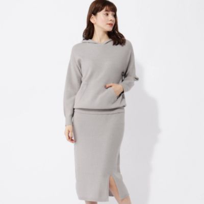 Grove グローブ の 洗える 毛玉になりにくいフードニットアップset通販 集英社happy Plus Store