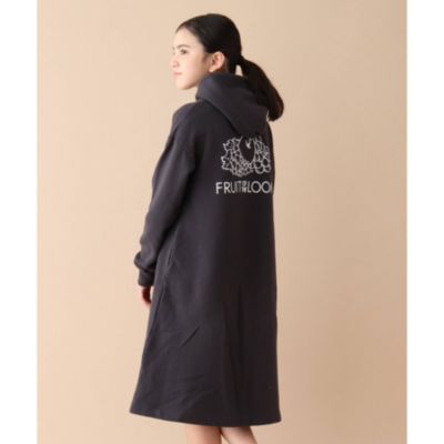 The Shop Tk Kids ティーケー サップキッド キッズ の 150 160cm Fruits Of The Loom フルーツオブザルーム 裏起毛プルパーカーワンピース通販 Leeマルシェ