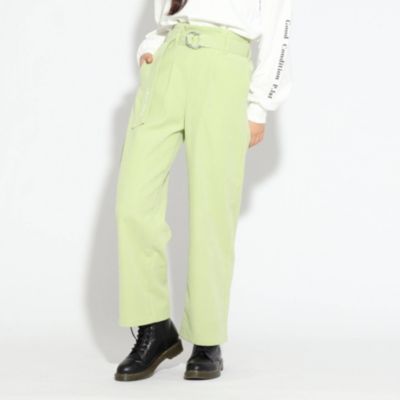 Pink Latte ピンクラテ の ニコラ掲載 ベルト付きワイドパンツ通販 集英社happy Plus Store