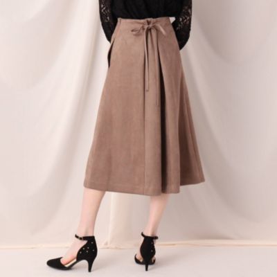 Couture Brooch クチュールブローチ のフェイクスエードサス付きスカート通販 集英社happy Plus Store
