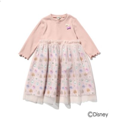 Shoo La Rue Kids シューラルー キッズ の Disney プリンセス総柄使いチュールワンピース通販 集英社happy Plus Store