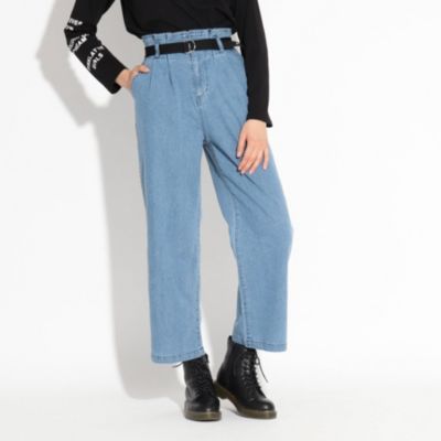 Pink Latte ピンクラテ のウエストベルト付ワイドパンツ通販 集英社happy Plus Store