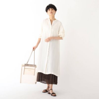 Opaque Clip オペーク ドット クリップ のバンドカラーシャツワンピース通販 集英社happy Plus Store