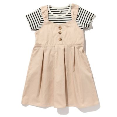Shoo La Rue Kids シューラルー キッズ の 90 130cm ボーダー ツイルドッキングワンピース通販 集英社happy Plus Store