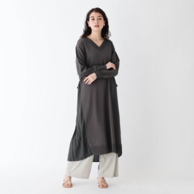 Opaque Clip オペーク ドット クリップ のプリーツドッキング ニットワンピース通販 集英社happy Plus Store