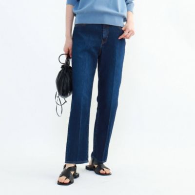 Indivi インディウ ィ のセンタープレスデニムパンツ通販 集英社happy Plus Store