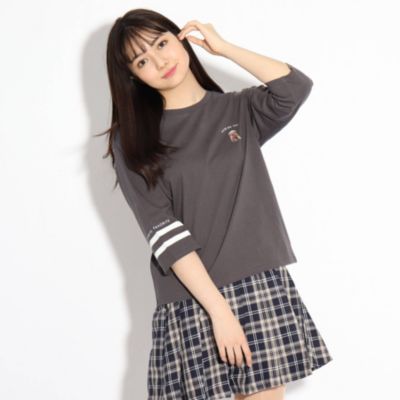 Pink Latte ピンクラテ の袖ライン7分袖トップス通販 集英社happy Plus Store