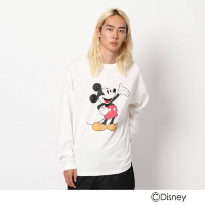 Base Control ベースステーション メンズ のdisney ディズニー Mobus ミッキーマウス 長袖tシャツ通販 集英社happy Plus Store