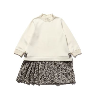 Shoo La Rue Kids シューラルー キッズ の 100 140cm ダンボール切替プリーツワンピース通販 Leeマルシェ