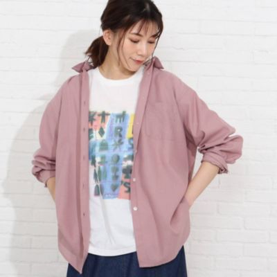 Shoo La Rue シューラルー の 洗濯機可 麻混 ドライタッチ フレンチリネン前開きシャツ通販 集英社happy Plus Store