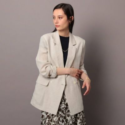 S特別オファー 素敵☆DRESSTERIORドレステリア 夏麻ストライプスーツ
