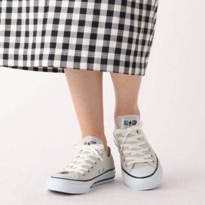 集英社HAPPY PLUS STOREOPAQUE.CLIP（オペーク ドット クリップ）/CONVERSE コンバース オールスターカラーズ OX ライトグレイ