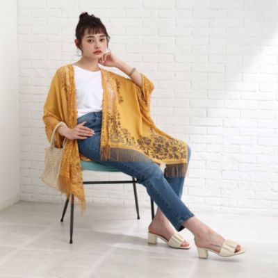 Shoo La Rue Cutie Blonde シューラルー キューティーブロンド のフリンジレースポンチョ通販 Leeマルシェ