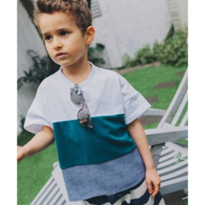 The Shop Tk Kids ティーケー サップキッド キッズ の 100 150 ビッグシルエット パイル切替tシャツ通販 集英社happy Plus Store